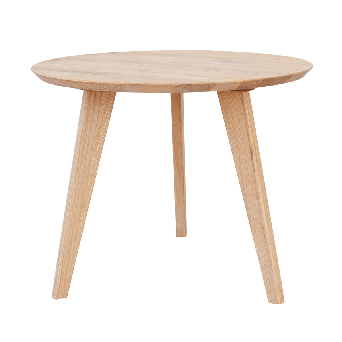 Konferenční stolek kulatý, dub, barva přírodní dub, kolekce Orbetello, rozměr 50 cm